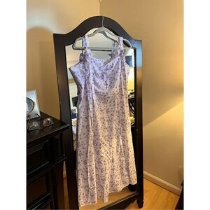 NEW Boho Maxi Cottagecore Floral Pockets Vintage Tie Straps Dress 5X